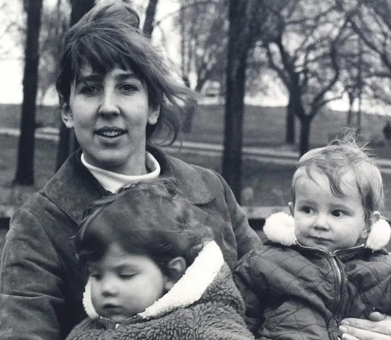 Childrens Book illustrator helen Oxenbury and her children